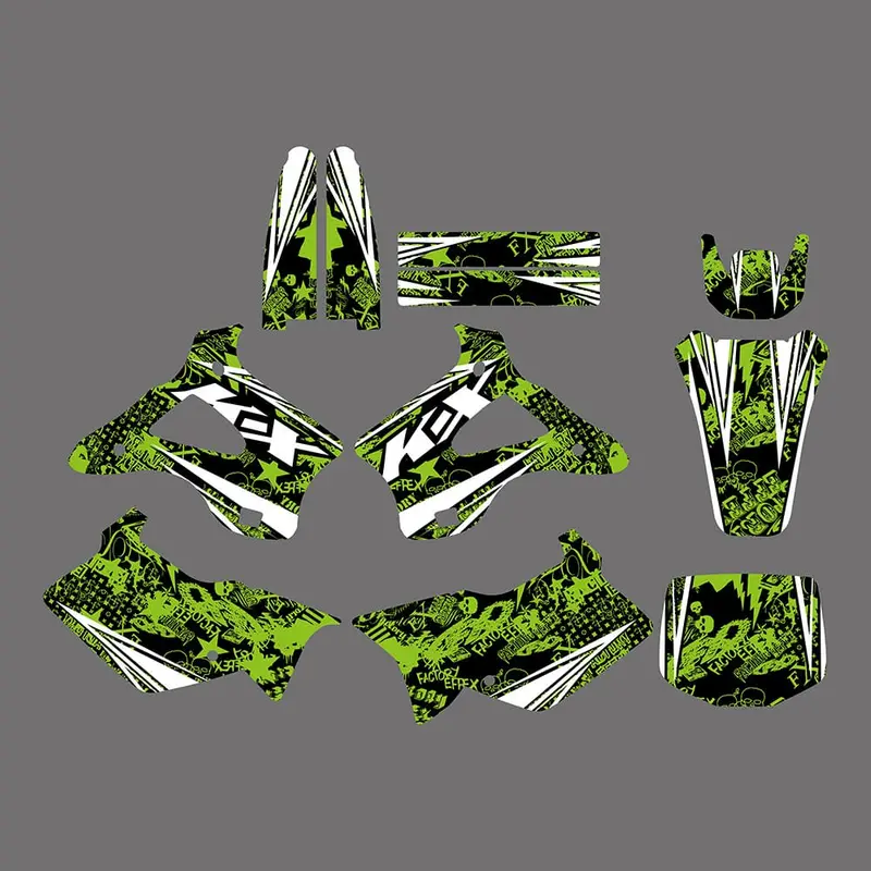 Motorcycle Protect Sticker Kit For Kawasaki Kx125 Kx250  94-98 1