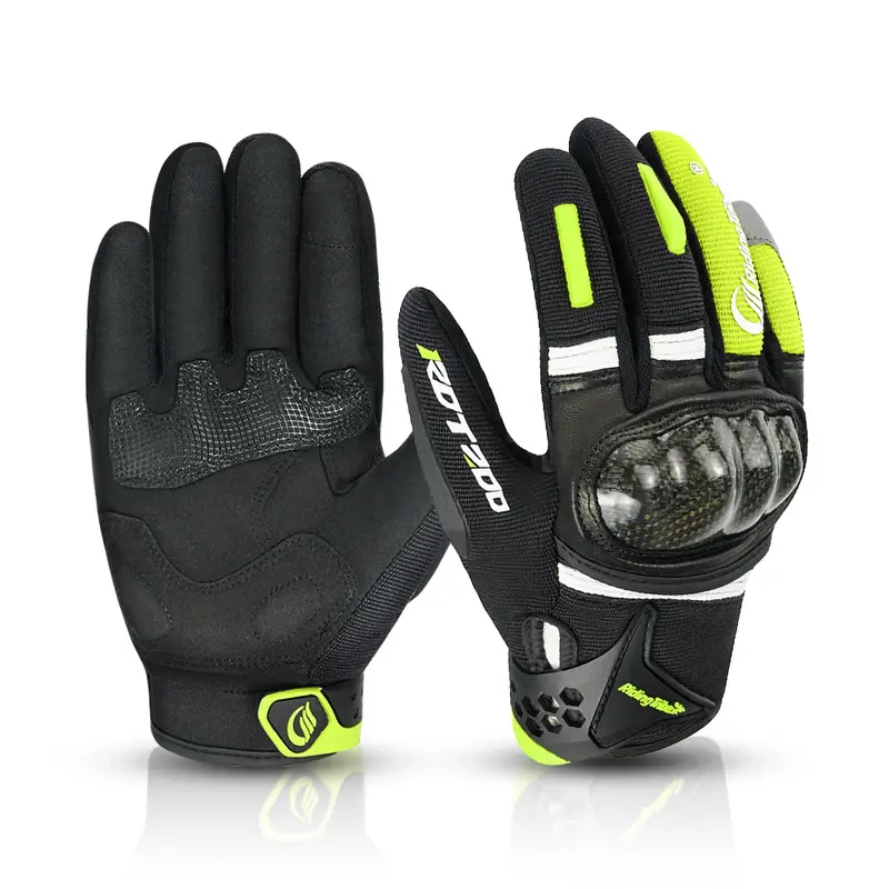 Motorcycle Riding Gloves Touch Screen Anti-Slip Abrasion Resistant Micro Fibre For Spring Summer Autumn 1