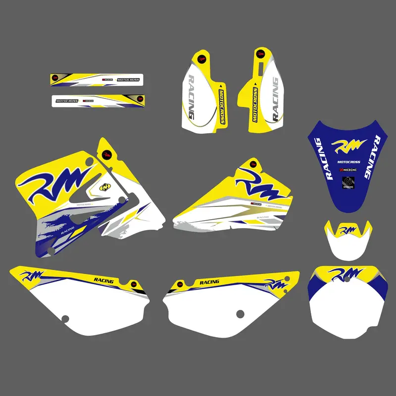Motorcycle Team Decals Stickers Full Graphic Kit For Suzuki Rm80/Rm85 2005-2018 2