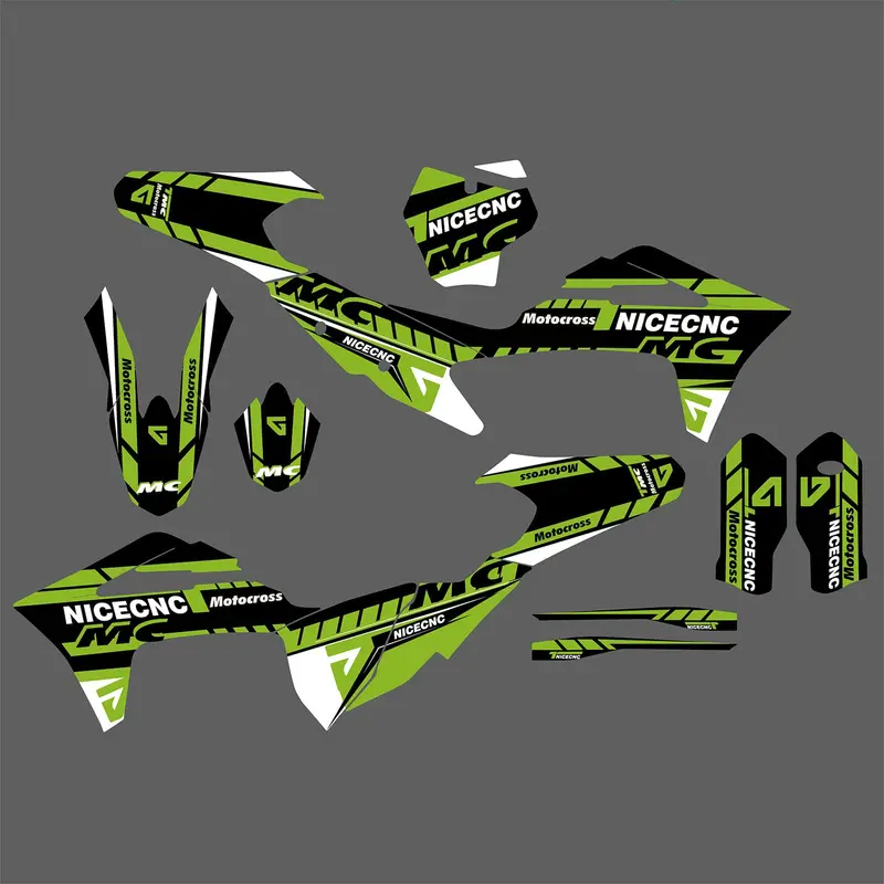 Motorcycle Team Full Graphics Background Sticker Decal Kits For Gas Gas Mc Motocross 2021-2023 2