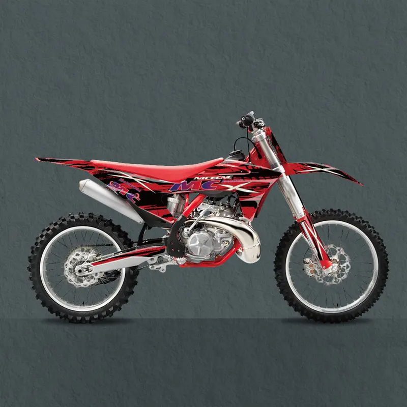 Motorcycle Team Full Graphics Background Sticker Decal Kits For Gas Gas Mc Motocross All Models 2021-2023 2