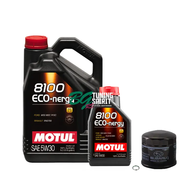 Motul 8100 Eco-Nergy 5W30 Fa20/Fa24 Oil Maintenance Kit 2013+ Frs/Brz/86 2022+ Brz/Gr86 1