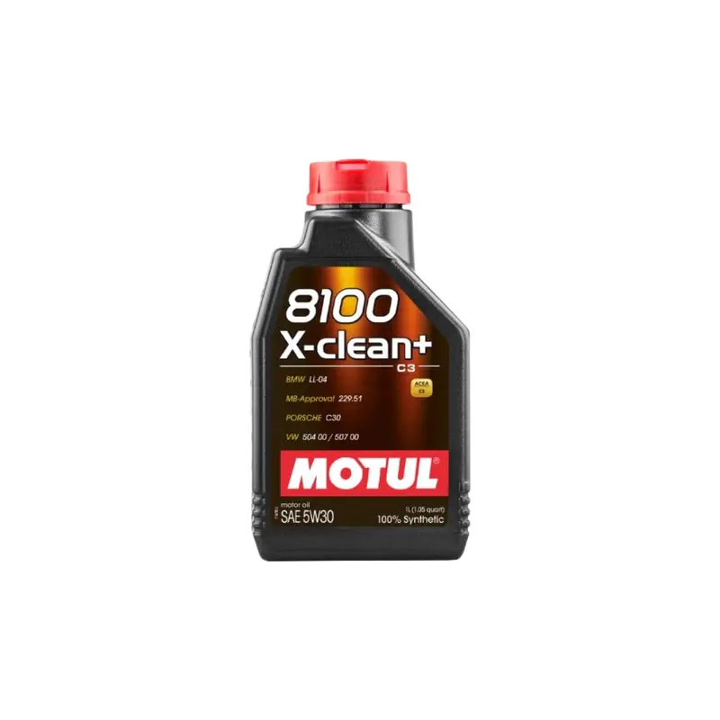 Motul 8100 X-Clean Plus 5W-30 High Performance Engine Oil 1