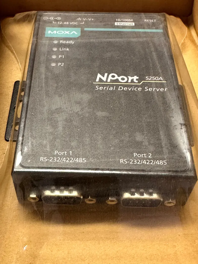 Moxa Nport 5250A-T 2 Port Device Server 1