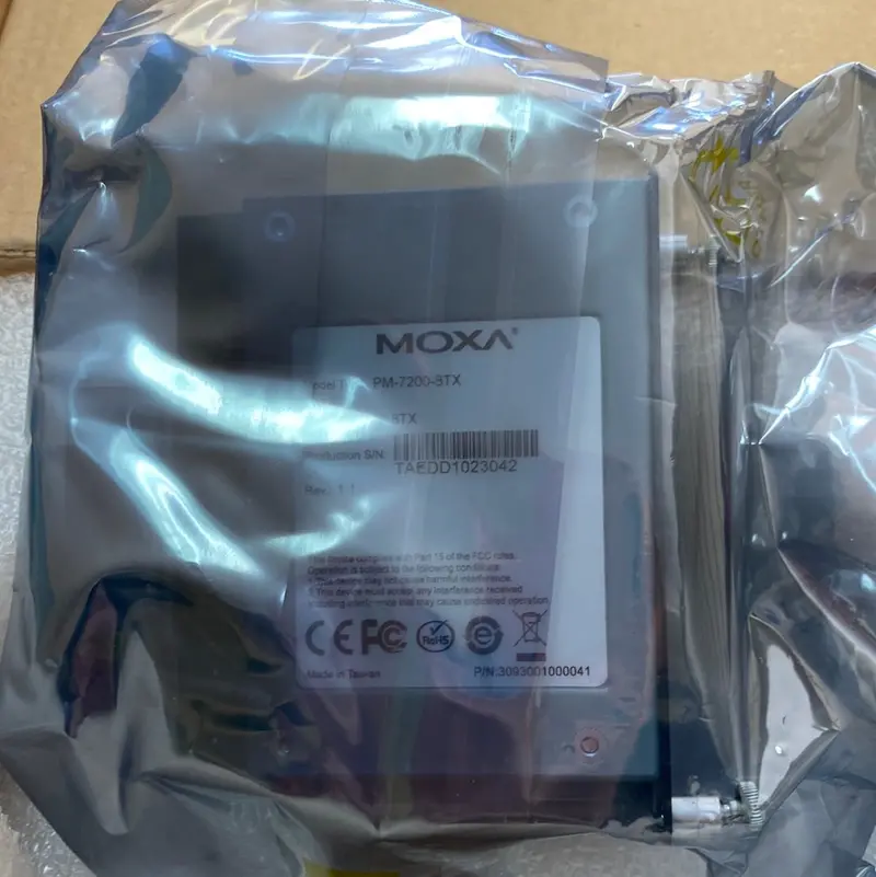 Moxa Pm-7200-8Tx Fast Ethernet Module With 8 10/100 Baset(X) Ports Rev1.1 2