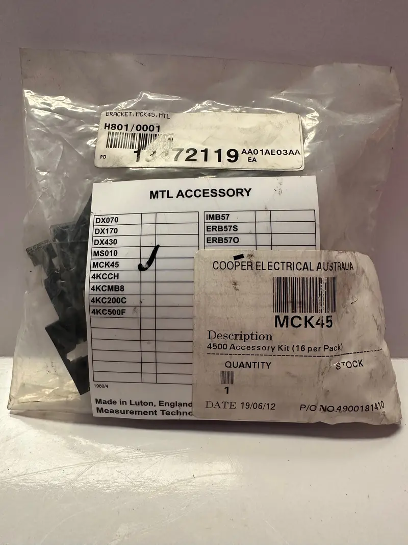 Mtl Mck45 Bracket, Backplane Conversion Kit 1