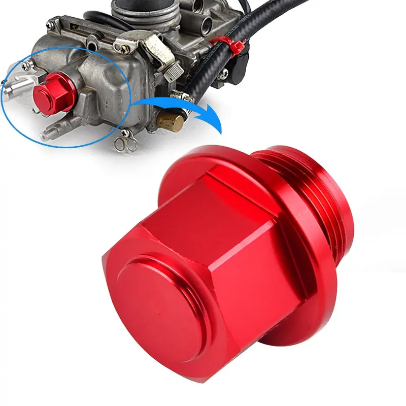 Mx Carburetor Sump Drain Bolt Plug Cap & O-Ring 2
