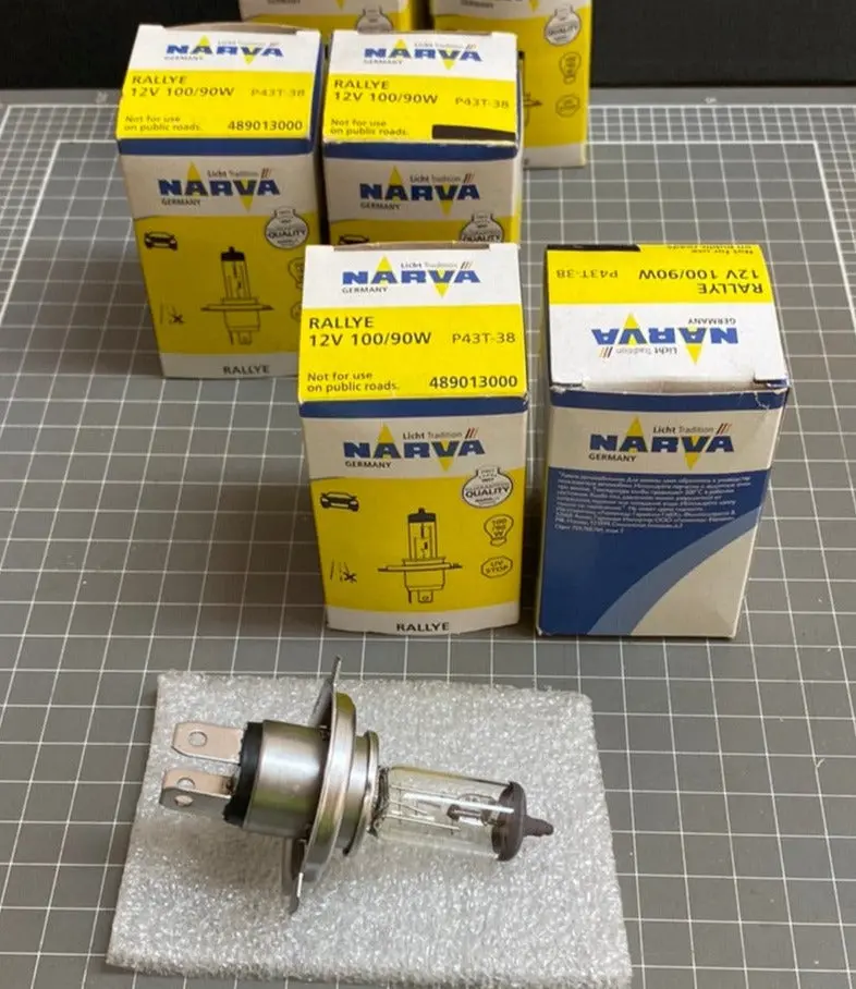 Narva 12V 100/90W P43t H4 Headlight Globe (48901) 1