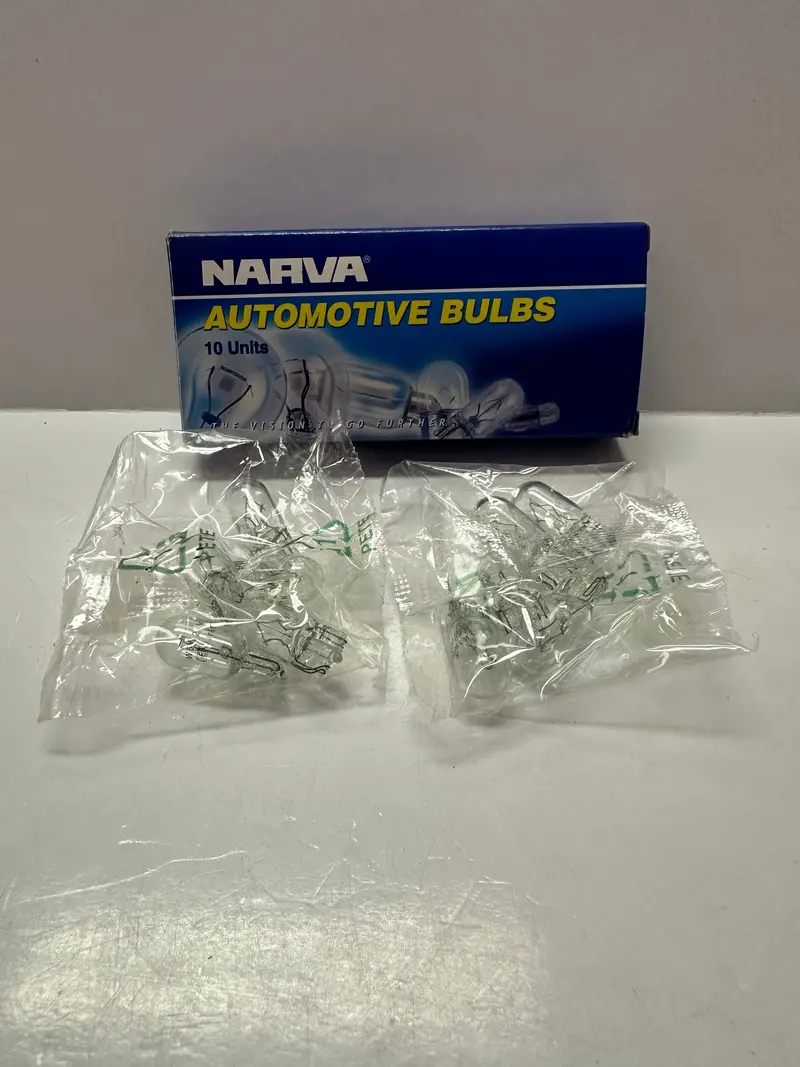 Narva 47502 Wedge Globes, 24V, 5W, Box Of 10 1