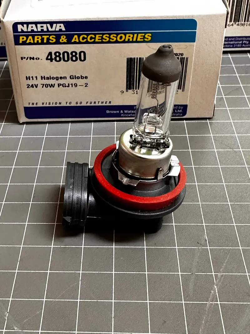 Narva 48080 H11 24V 70W Pgj19-2 Heavy Duty Globe 1