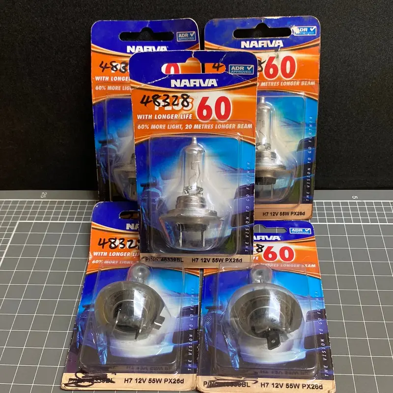 Narva 48339Bl 12V H7 55W Plus 60 Longer Life Halogen Headlight Globe (48328) 1