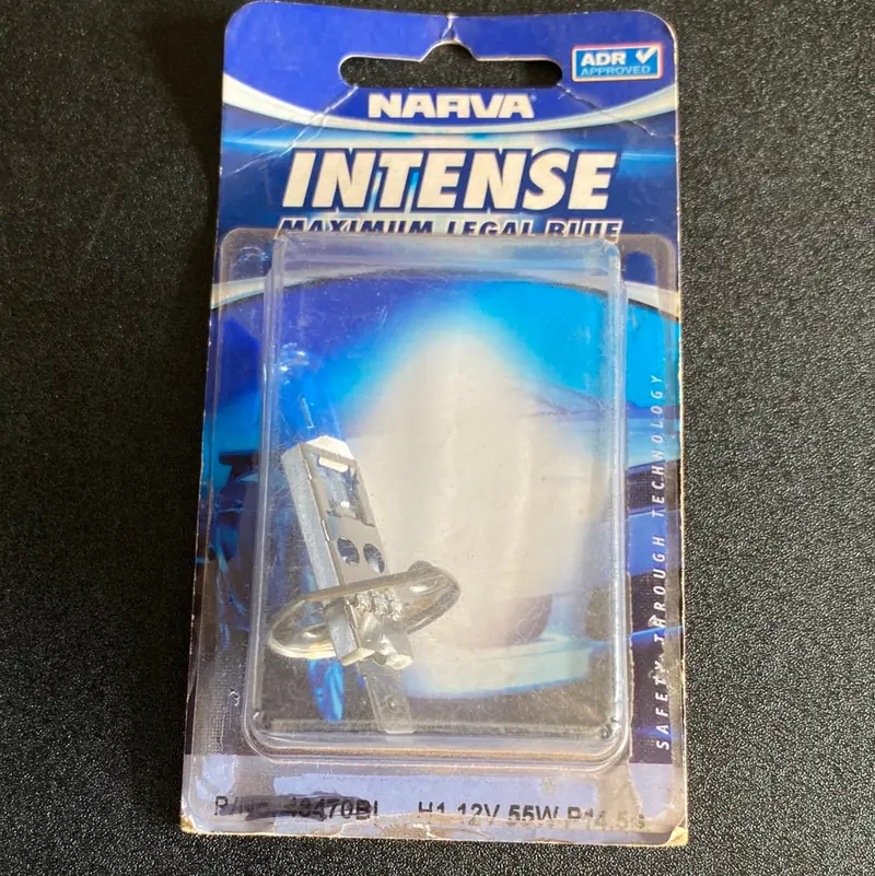 Narva 48470Bl 12V H1 55W Plus 30 Intense Legal Blue H1 12V Globe 1