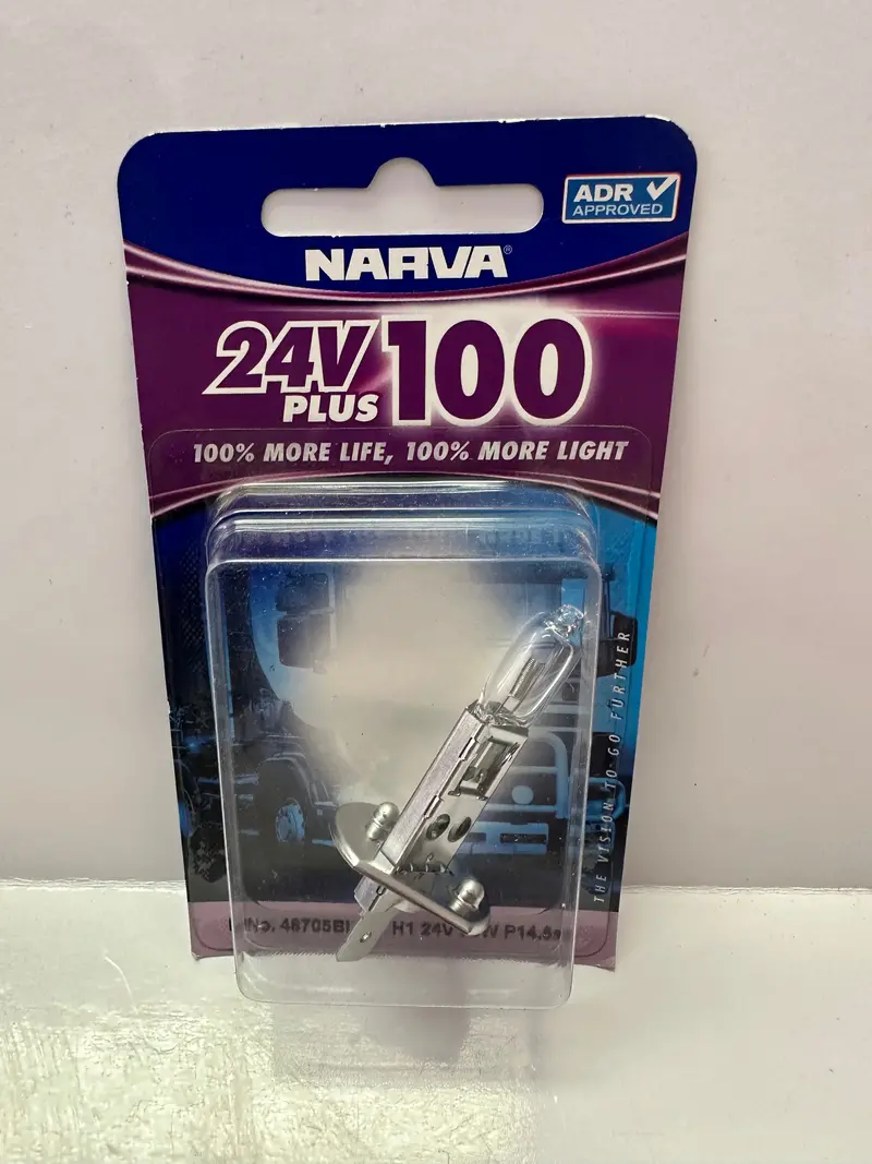 Narva 48705Bl 24V H1 70W Plus Long Life Headlight Globe 1