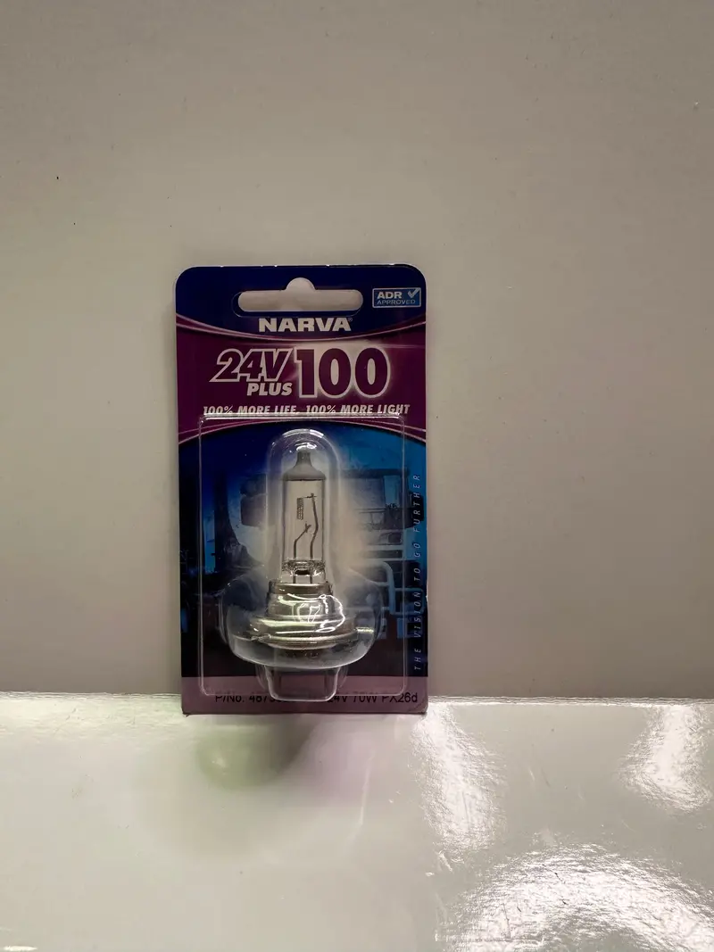 Narva 48730Bl 24V H7 70W Plus 100 Long Life Headlight Globe 1