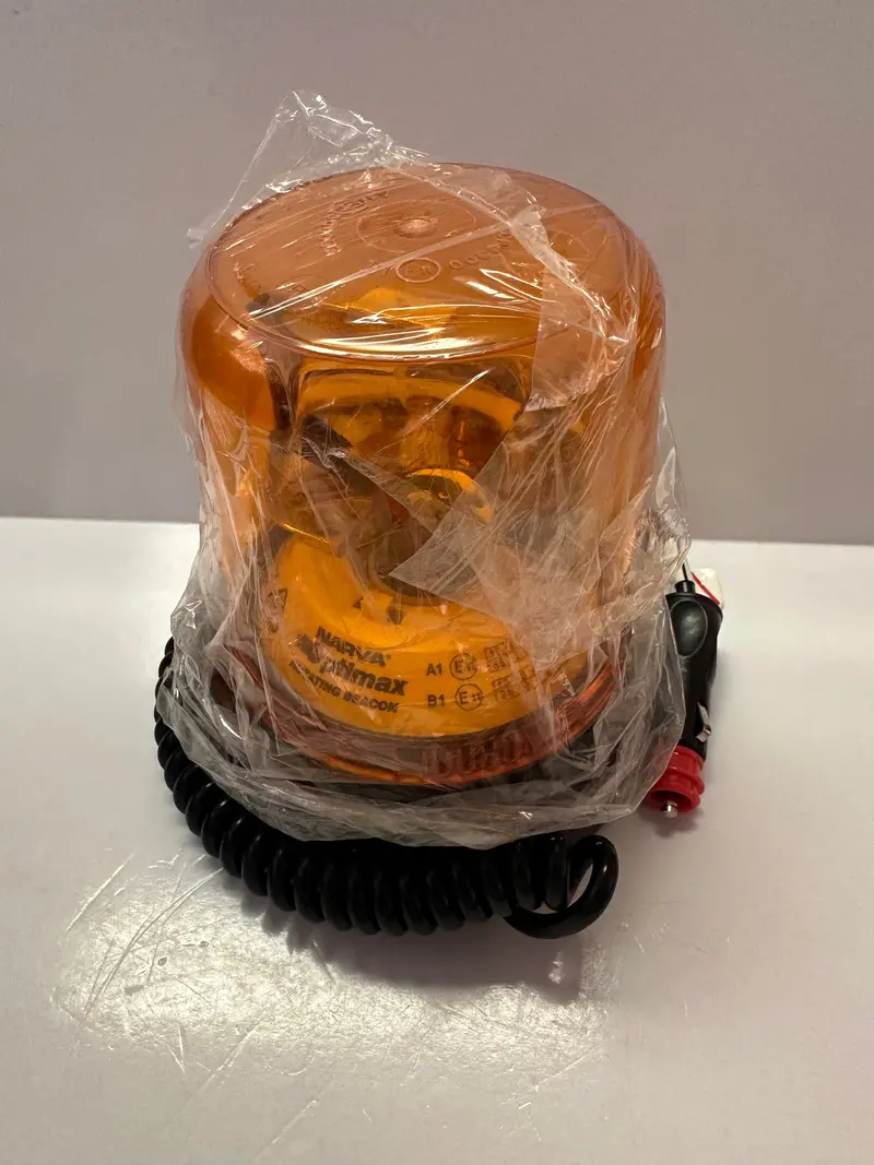 Narva 85658A Rotating Beacom With Magnetic Base (Amber) Plug In 1