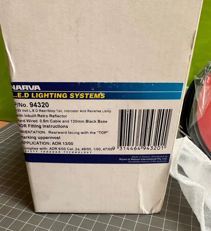 Narva Model 42 Led Rear Direction Indicator/Reverse Lamp 94320 2