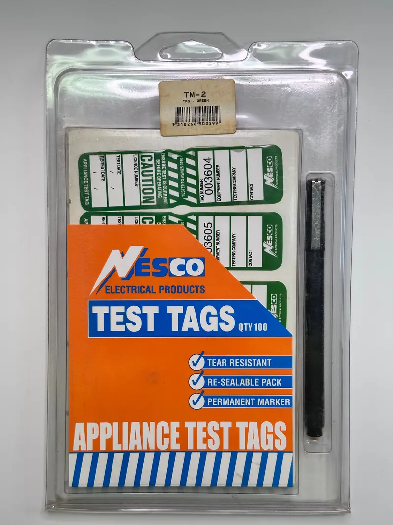 Nesco Tm2 Heavy Duty Appliance Test Tags - Green 1