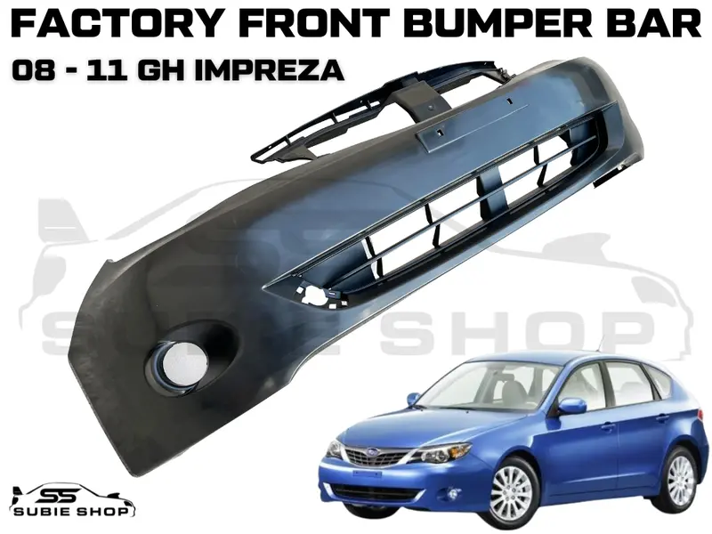 New Front Bumper Bar Cover For Subaru Impreza Gh Ge 08 - 11 Unpainted Non Rs 1