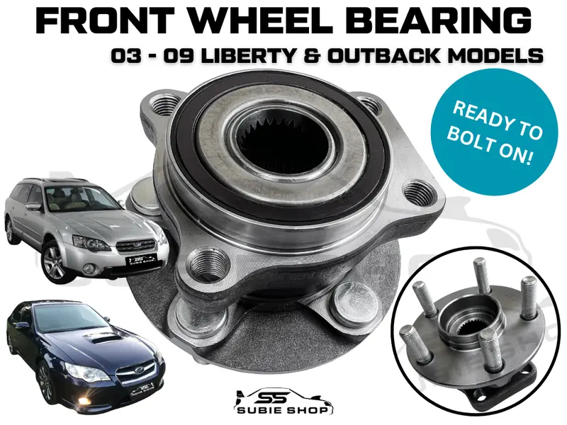 New Front Wheel Bearing Hub Assembly For Subaru Liberty Outback Gen 4 2003 - 09 1