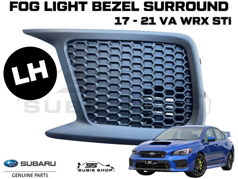 New Genuine 17-21 Subaru Impreza Va Wrx Sti Fog Light Bezel Cover Surround Left 1