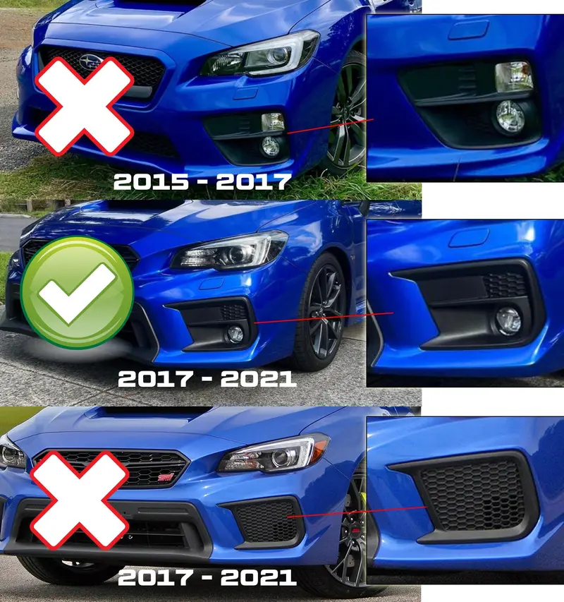 New Genuine 17-21 Subaru Impreza Va Wrx Sti Fog Light Bezel Cover Surround Right 2