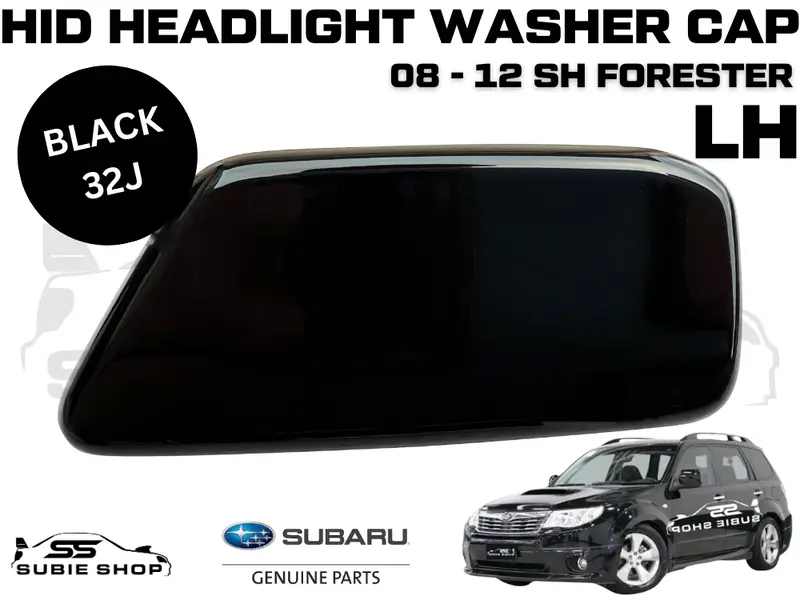 New Genuine Headlight Black 32J Washer Cap Cover 2008 - 12 Subaru Forester Sh Lh 1