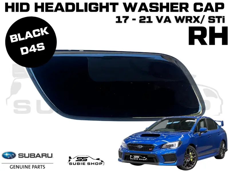 New Genuine Headlight Black Washer Cap Cover 17 -21 Subaru Impreza Va Wrx Sti Rh 1