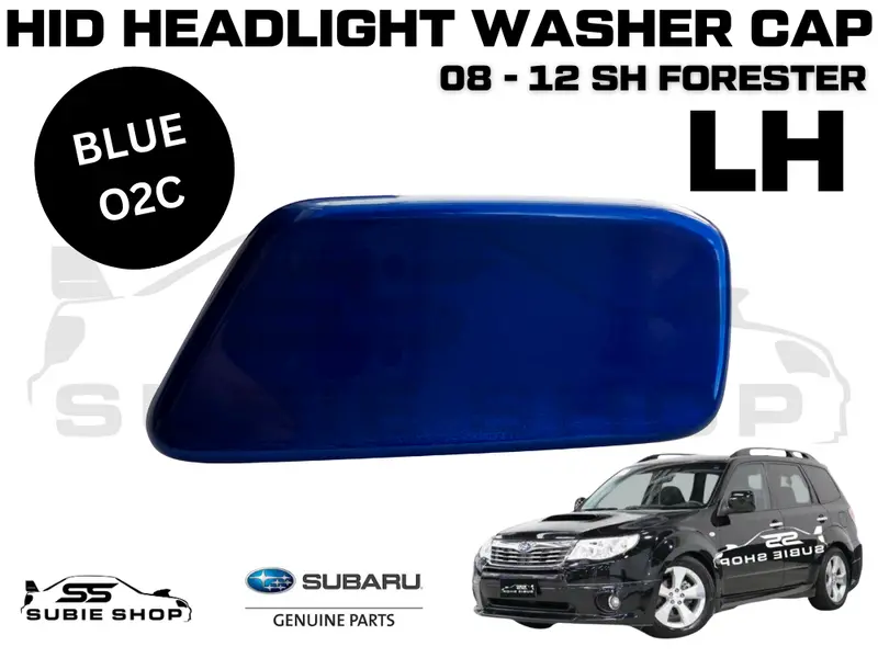 New Genuine Headlight Blue 02C Washer Cap Cover 2008 - 12 Subaru Forester Sh Lh 1