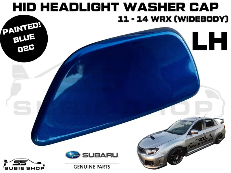 New Genuine Headlight Blue Washer Cap Cover 11 - 14 Subaru Impreza G3 Wrx Sti Lh 1