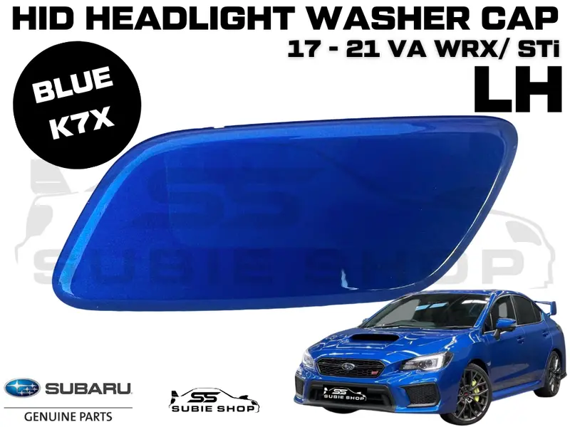 New Genuine Headlight Blue Washer Cap Cover 17-21 Subaru Impreza Va Wrx Sti Lh 1