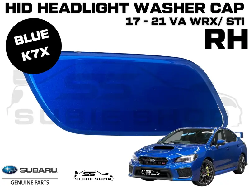 New Genuine Headlight Blue Washer Cap Cover 17 - 21 Subaru Impreza Va Wrx Sti Rh 1