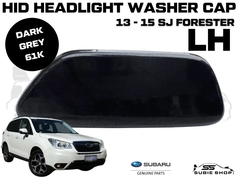 New Genuine Headlight Grey 61K Washer Cap Cover 2013 - 15 Subaru Forester Sj Lh 1