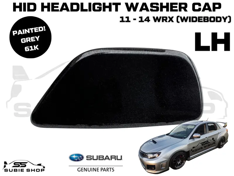 New Genuine Headlight Grey Washer Cap Cover 11 -14 Subaru Impreza G3 Wrx Sti Lh 1