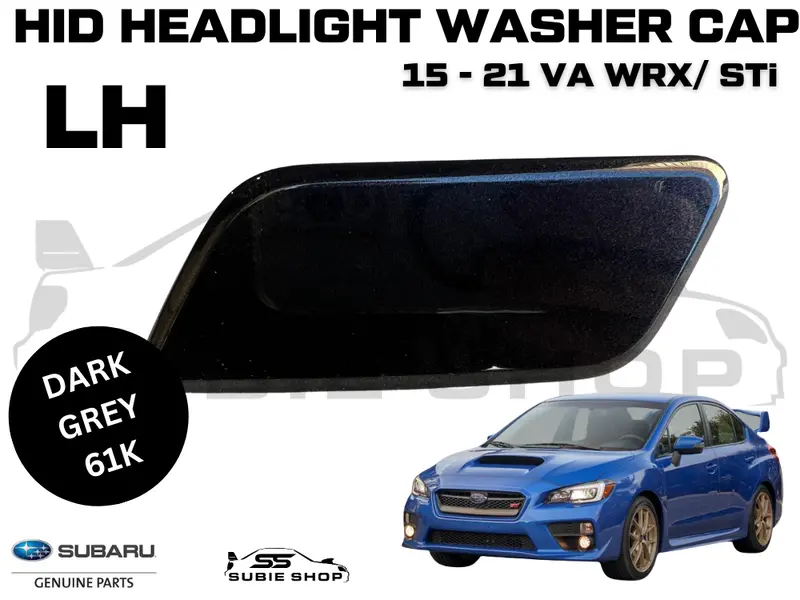 New Genuine Headlight Grey Washer Cap Cover 15-17 Subaru Impreza Va Wrx Sti Lh 1