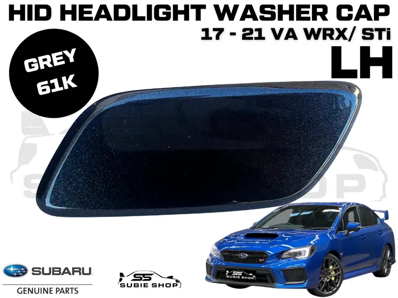 New Genuine Headlight Grey Washer Cap Cover 17-21 Subaru Impreza Va Wrx Sti Lh 1
