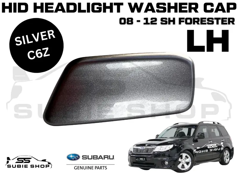 New Genuine Headlight Silver C6z Washer Cap Cover 08 - 12 Subaru Forester Sh Lh 1