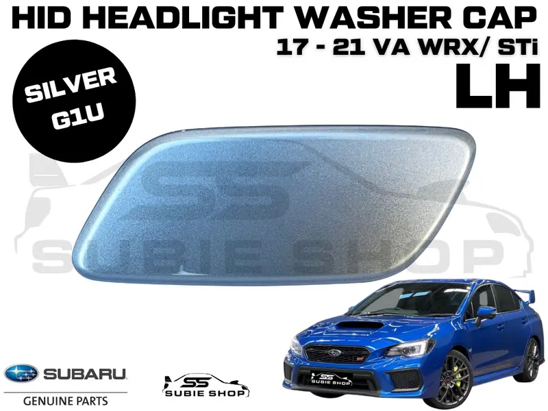 New Genuine Headlight Silver Washer Cap Cover 17-21 Subaru Impreza Va Wrx Sti Lh 1