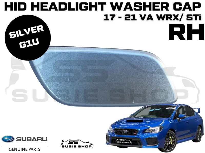 New Genuine Headlight Silver Washer Cap Cover 17-21 Subaru Impreza Va Wrx Sti Rh 1