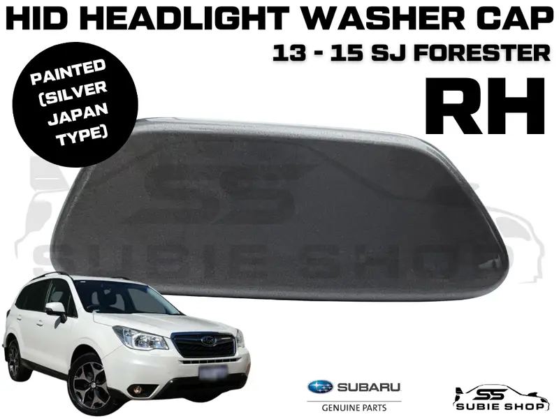 New Genuine Headlight Silver Washer Cap Cover 2013 - 15 Subaru Forester Sj Rh 1
