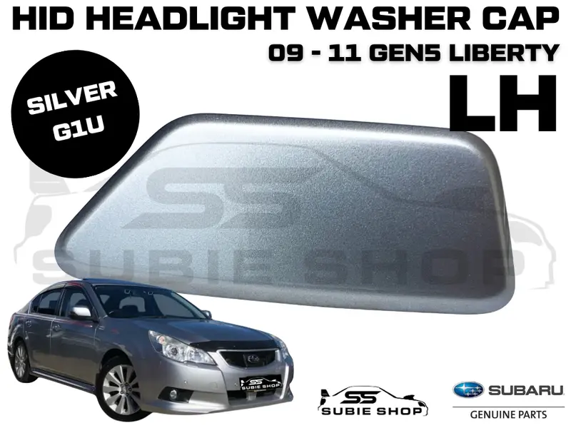 New Genuine Headlight Washer Cap Cover 09 - 11 Subaru Liberty Silver G1u Left Lh 1