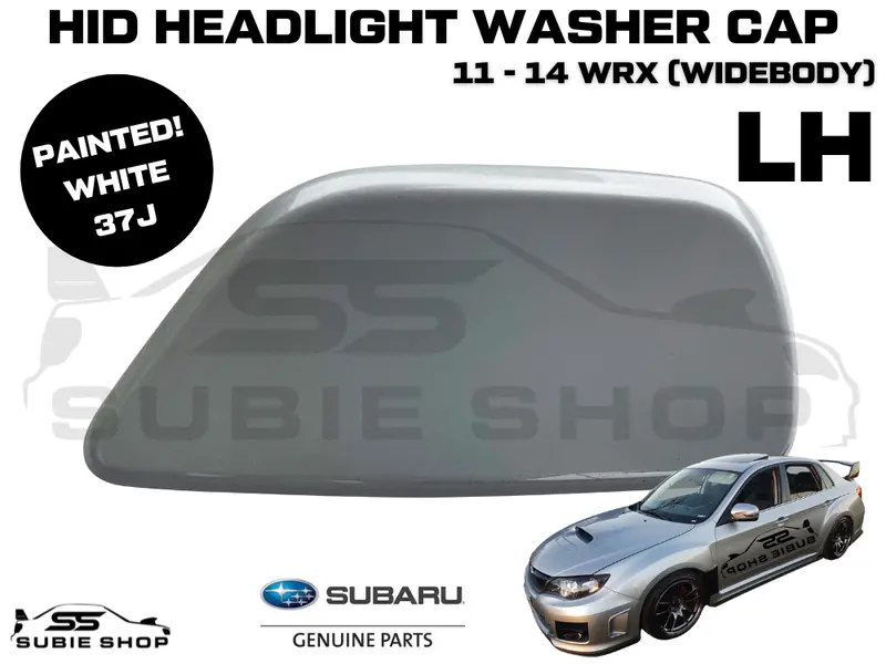 New Genuine Headlight White Washer Cap Cover 11 -14 Subaru Impreza G3 Wrx Sti Lh 1
