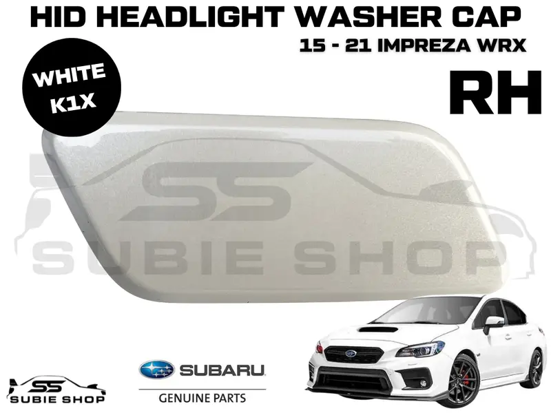 New Genuine Headlight White Washer Cap Cover 15 -17 Subaru Impreza Va Wrx Sti Rh 1