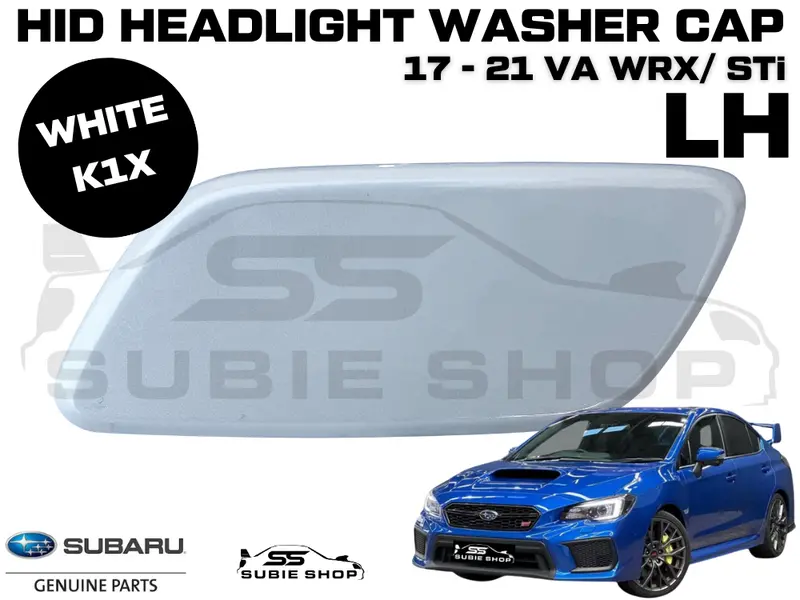 New Genuine Headlight White Washer Cap Cover 17-21 Subaru Impreza Va Wrx Sti Lh 1