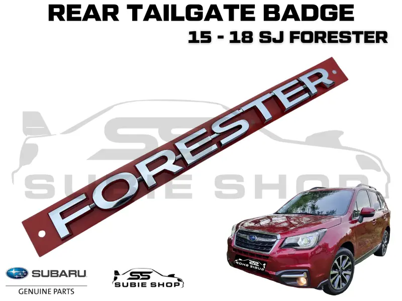 New Genuine Jdm Subaru Forester Sj 2015 - 18 Tailgate Letters Badge Decal Emblem 1