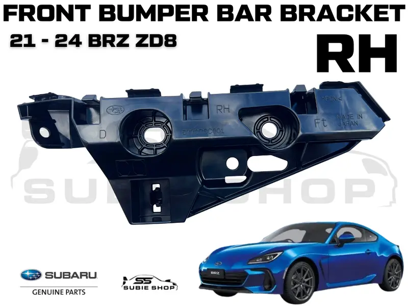 New Genuine Oem Subaru Brz Zd8 21 -24 Front Bumper Bar Bracket Slider Right Rh R 1
