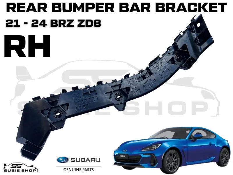 New Genuine Oem Subaru Brz Zd8 21 - 24 Rear Bumper Bar Bracket Slider Right Rh R 1