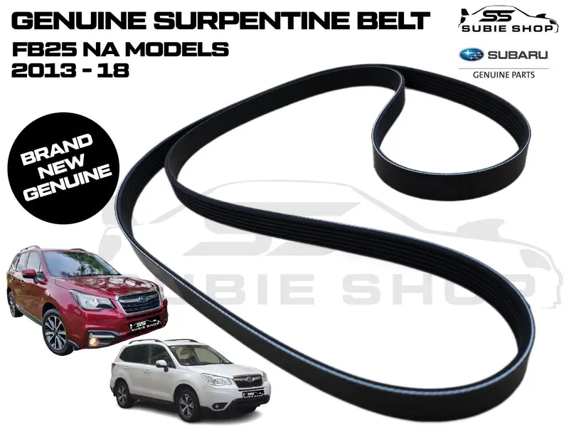 New Genuine Oem Subaru Forester Sj Fb25 2013 - 2018 Surpentine Accessory V Belt 1