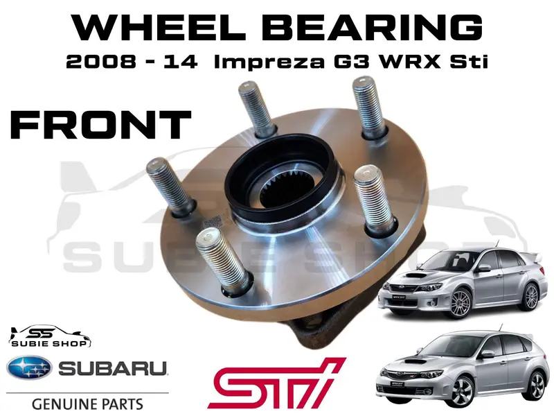 New Genuine Oem Subaru Impreza G3 Wrx Sti 08-14 Front Wheel Bearing Hub Assembly 1