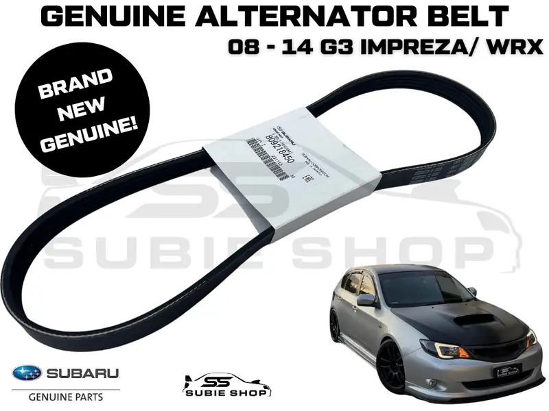New Genuine Oem Subaru Impreza Wrx G3 Ej255 Turbo 2008 - 2014 Alternator Belt 1