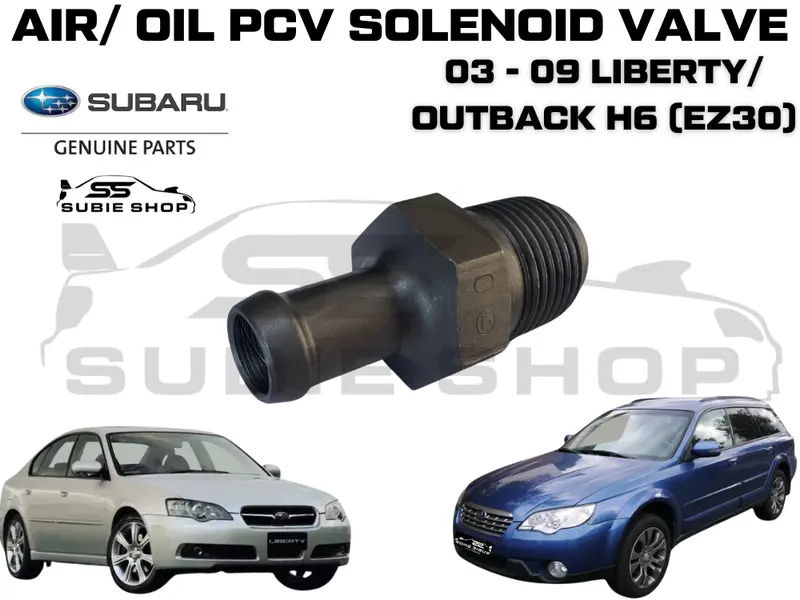 New Genuine Oem Subaru Liberty Outback H6 Ez30 03 -09 Pcv Valve Solenoid Air Oil 1